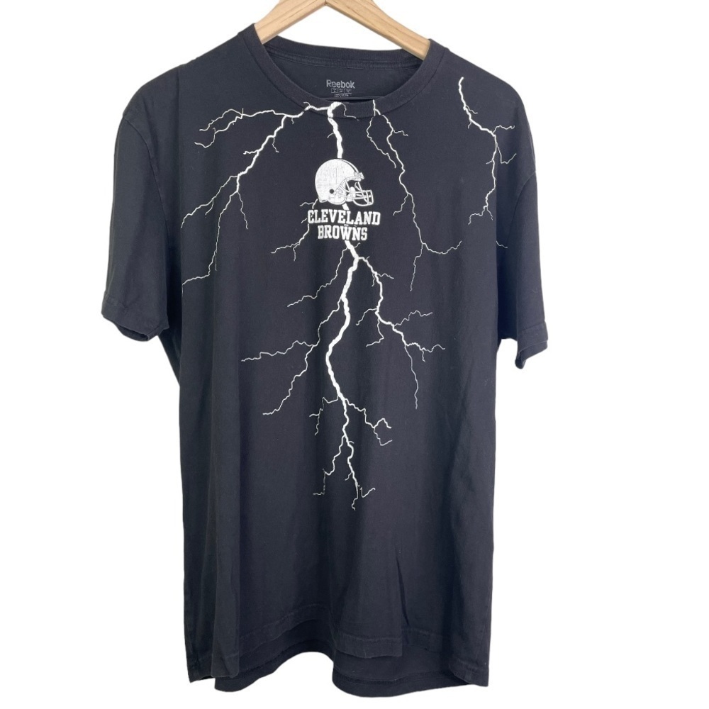 Reebok NFL Cleveland Browns Football Lightning T-shirt